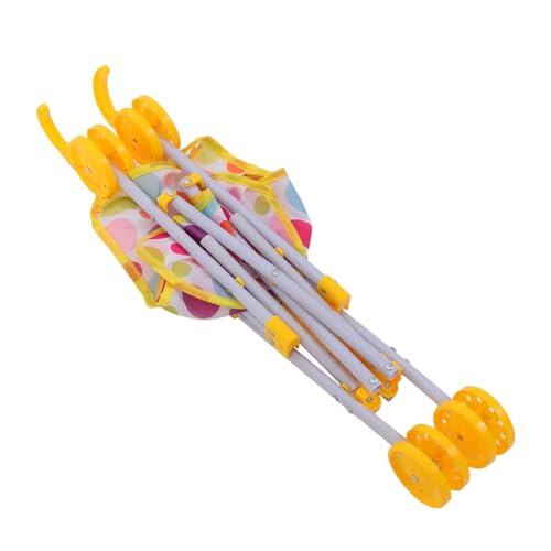 Toyvian Carrito De Juguete para Niñas Cochecito De Muñecas Pequeño De Simulación Accesorio De Juguete para Fiesta y Casa De Muñecas