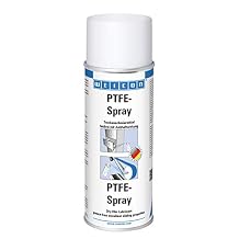 WEICON PTFE-Spray | 13.5 oz / 400 ml | Dry Film Lubricant | Grease-Free | Adheres to All Metal, Plastic and Wooden Surfaces | Heat-Resitance -292F to +482F | Silicone Free | Industrial Grade
