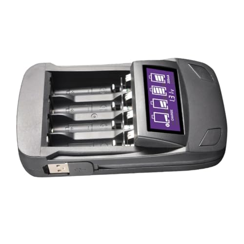 Chargeur de batterie USB intelligent HOMSFOU écran LCD tension décharge maison - 7