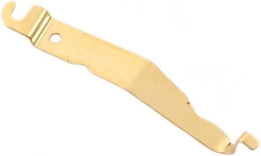 2 Sets Elastic Fixed Position Connect Plates, Short and Long Terminal Spring Clasps Watch Components