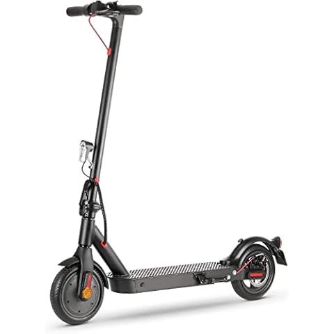 Electric Scooter Adults isinwheel E9Pro Foldable Scooter with Double Suspension 30km Range, LED Display, Fast 20km/h, 350W Motor, 8.5 Inch Honeycomb Tyres, Dual Braking System E-scooter Load 265lbs Cover