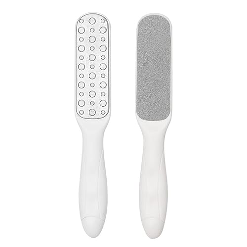 FOMIYES 2 Raspadores De Callos Para Talones Exfoliantes Corporales Exfoliante Para Pies Adhesivo Para Pestañas Piel Muerta Lima De Pedicura Blanca