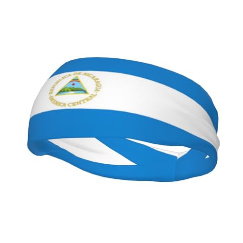 Image of Cute Flag Headbands Women Men Flag Sweatband Sports Headband for Running, Cycling, Yoga Gym, Working Out