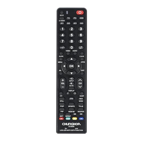 Télécommande E-S920 longue portée - Contrôleur TV à touches intuitives