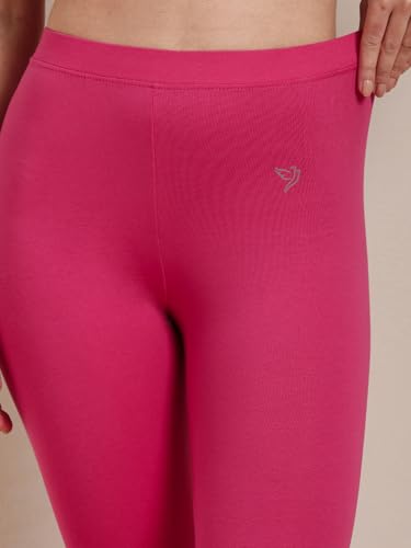 Image of TWIN BIRDS Tailored Cut and Classic Fit Super Stretchable Elastane Fabric Churidar Leggings for Women