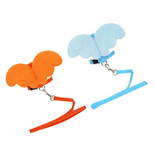 Mipcase 1pc Pet Harness Breathable Angel Shape Design Chest Strap for Cats Lightweight and Comfortable Vest Easy to Durable Pet Supplies