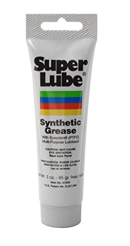 Super Lube 21031 Synthetic Grease (NLGI 2), Part # 21031, 3 oz. Tube, Case Pack of 12 Each, Plastic Tube (Pack of 12)