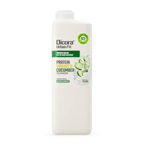Dicora Urban Fit Gel de Baño Proteins Yogurt & Pepino 750 ml