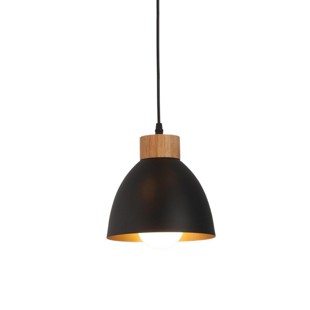 Lustre rétro en bois suspension idéale au-dessus de votre table de chevet