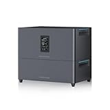 ECO-WORTHY 5,12kWh Balkonkraftwerk mit Speicher Marstek Jupiter C+ Energiespeicher 2400W PV Eingang (4 MPPT) 800W Einspeisung Plug & Play für Dach Haus Balkon Garten