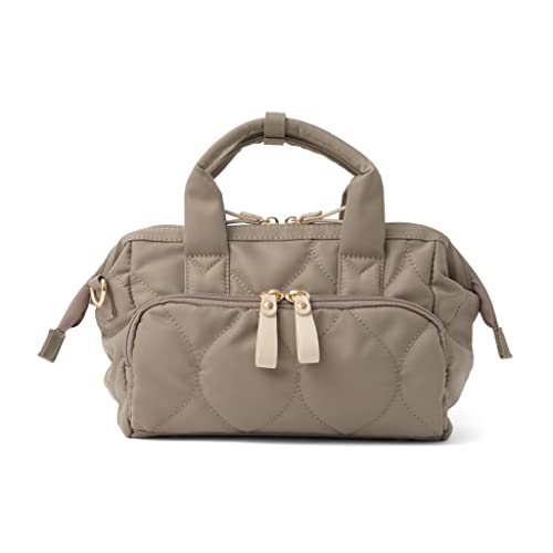 [VITAFELICE] ヴィータフェリーチェ キルティング 2way ミニショルダーバッグ レディース inb-10017z (グレーベージュ)のサムネイル