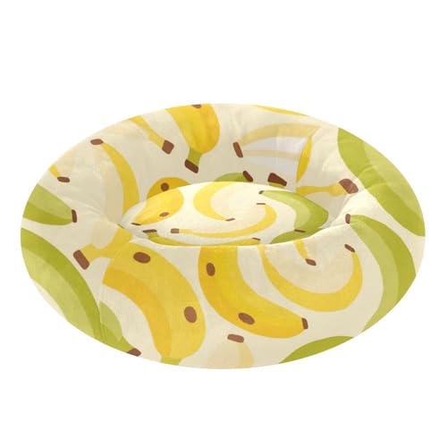 Lit pour chat et chaton amovible S jaune