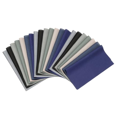 Carrés de tissu en coton uni fat quarter vert foncé faciles à coudre