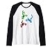 Freestyle Motocross Bambini Dirtbike Stunts Motocross Maglia con Maniche Raglan