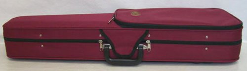 SKY Lightweight Shaped Violin Case 4/4 Size (Burgundy)