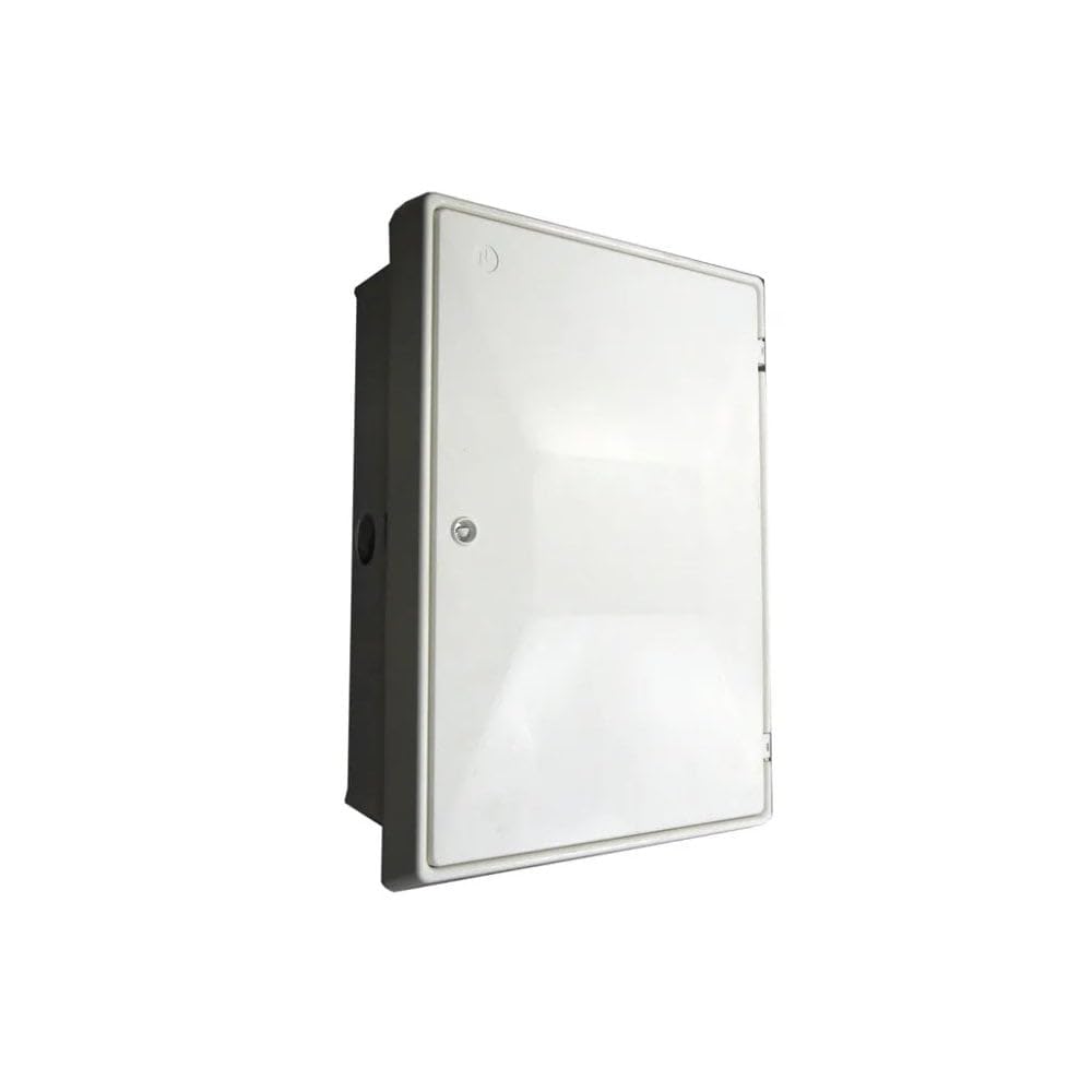 Tricel Electricity Meter Box Recessed White EBP0011