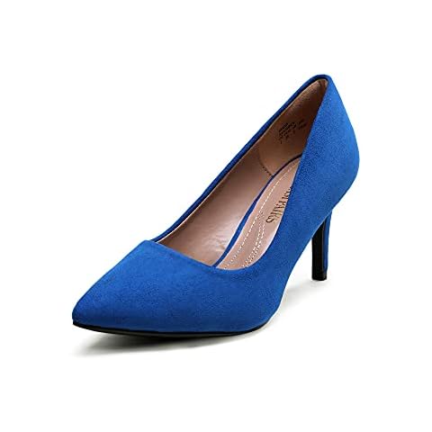 DREAM PAIRS Women's Pointed Closed-Toe Court Shoes Cover