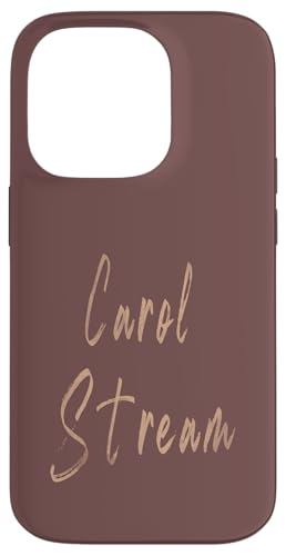 Carol Stream Illinois Vintage Elegantes Design Hülle für iPhone 14 Pro Carol Stream Illinois Vintage Elegantes Design Hülle für iPhone 14 Pro