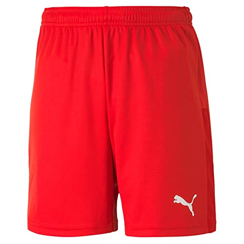 PUMA Unisex Youth TeamGoal 23 Knit Shorts, Red, L