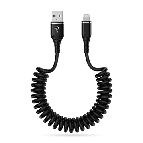 Ampia compatibilità: il cavo Lightning a spirale USB è compatibile con iPhone 14/14 Plus/14 Pro/14 Pro Max/13/13 Pro/13 Pro Max/13 Mini/12/12 Pro/12 Pro Max/12 Mini/11/11 Pro/11 Pro Max/SE 2020/XS/XR/X/8/8/8. Plus/7/7. Plus/6s/6s Plus/6/6 Plus/5/5s, i Pad Air 3/2/1, i Pad Mini 5/4/3/2, i Pad Pro 10.5-inch/12.9-inch/9.7-inch, i-Pod Touch Sixth Generation.
