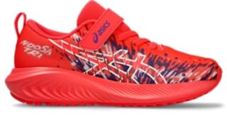 Asics Kid's PRE Noosa TRI 16 Pre School Running Shoe, 2.5, Flash RED/White