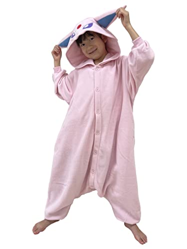 Sazac Kigurumi - Pokemon - Espeon - Onesie Jumpsuit Halloween Costume -Kids Size (5-9 Year Old) #TOP2