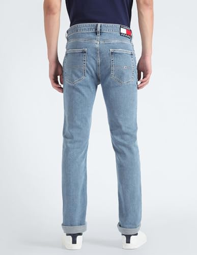 Image of Tommy Hilfiger Men's Mid Rise Straight Jeans