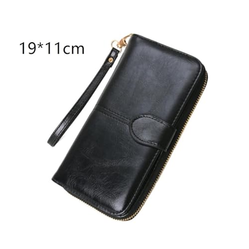 Wallet Zipper Buckle Fashionable Simple Clutch Bag(Watermelonred)2