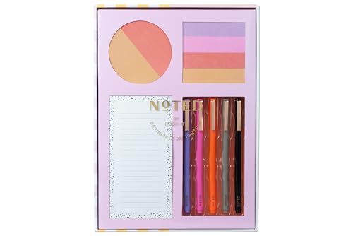 Noted by Post-it® Desk Organization Set, Warm Colors