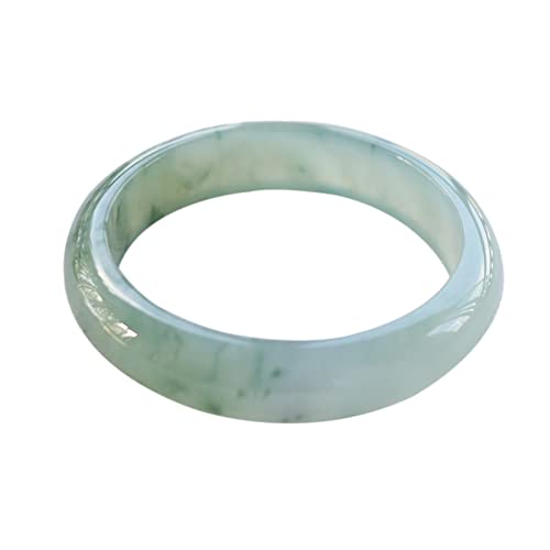 Bracelet en jade pour femme jonc en jade vert naturel transparent de 56 mm