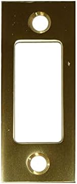 Don-Jo DS-234 18 Gauge Brass Replacement Strike, Polished Brass Finish, 1-1/8 Width x 2-3/4 Height (Pack of 10)