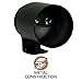 GlowShift Universal Black Single Gauge Metal Dashboard Pod - Fits Any Make/Model - Mounts (1) 2-1/16