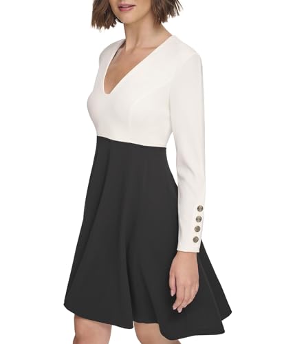 Image of Tommy Hilfiger Women's Scuba Crepe Structured Dress