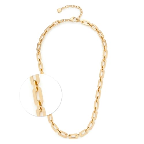 Collier en acier inoxydable de couleur or Leonardo Jewels Opfea d'une finition pure