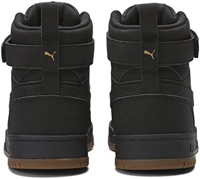 PUMA Men's RBD GAME BUCK Sneaker, Puma Black-Puma Black-Puma Team Gold, 6.5 | Image 6