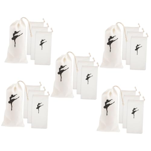 Chaussures de ballet accessoires rangement avec cordon toile sac pochette Toddmomy