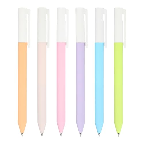 PATIKIL Pack 6 Bolígrafos de Gel 0.5 mm Tinta Rosa