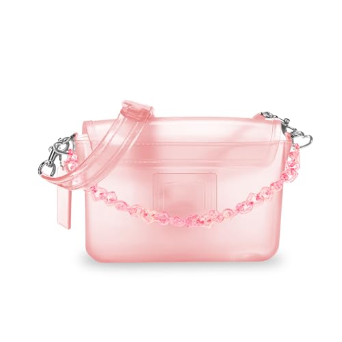 Summer Jelly Tabby Clear Bag: PVC Crossbody Wristlet Strap - Y2K Style Gen Z Women - Stadium Concert Beach Party2