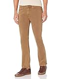 PAIGE Men's Normandie Transcend Straight Leg Pant, Vintage New Chestnut, 33