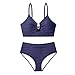 Womens Swimsuits U-Wire Cutout High Waisted Textured 2 Piece Bikini Set 2026 Fashion Beach Swim Bathing Suits