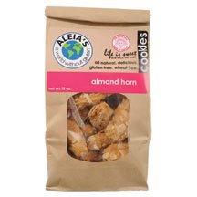 Aleias Almond Horn Cookies, 9 Ounce -- 6 per case.