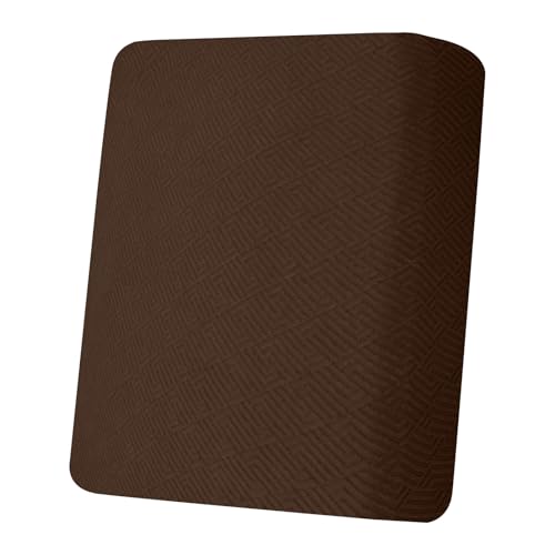 XINEAGE Couch Cushion Covers Seat Cushion Cover Thick Stretch Sofa Slipcovers 1 Piece Individual Couch Covers with Elastic Bottom(Single Seat Cushion/Backrest,Coffee)
