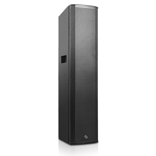 Sound Town Powered Column Array Loudspeaker w/ 4 x 6.5 Woofers, 1200W, Class-D with DSP & TWS...