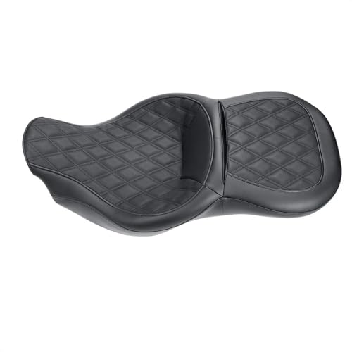 Cojín de asiento motocicleta una pieza con acolchado confort para pasajero