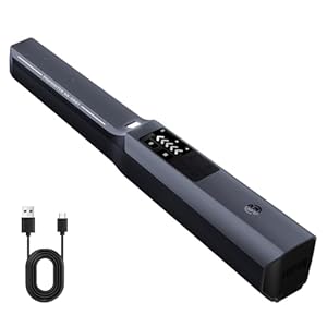 SUNPOW Detector de Metales Recargable Pinpointer para Adultos y Niños, Resistente al Agua IP68, Detección de 360°, 4 Modos, Puntero de Mano con Pantalla LCD – NXGD01