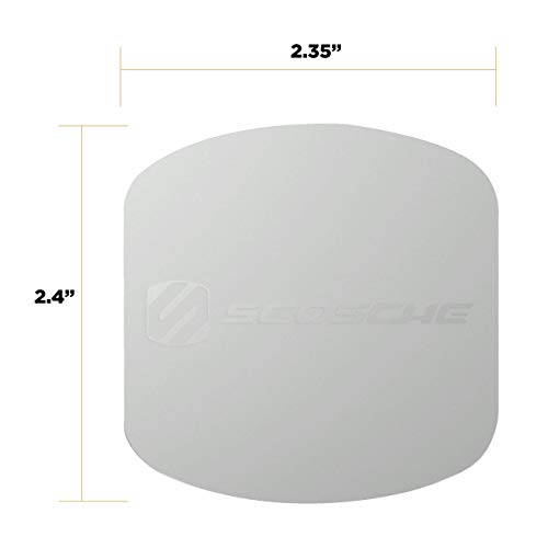 Image of SCOSCHE MAGRKXLSRI MagicPlate XL Plates for All Scosche MagicMount XL Mounts - Silver