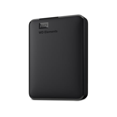 WD Elements externe Festplatte 4 TB (USB 3.0-Schnittstelle, Plug-and-Play, kompakt und leicht) schwarz