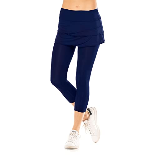 Lucky In Love Scallop Capri (Black, X-Large) #TOP2