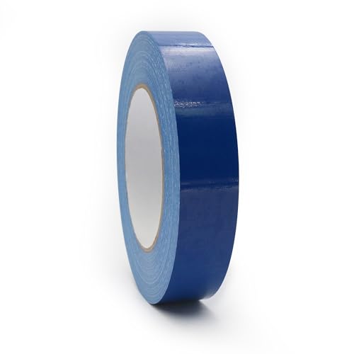 Image of Blue Duct Tape 1 inch x 44 Yards, Heavy Duty No Residue Waterproof Hand Tear for HVAC, Carpet, RV, Home & Industrial Repair.