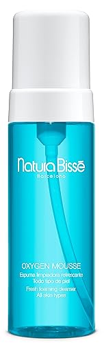 Natura Bissé Mousse Oxygen | Mousse Nettoyante Visage Rafraîchissante avec Extrait de Polyporus Officinalis, Eau de Mer et Bétaïne | 150 ml